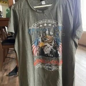 Harley-Davidson Green Eagle Tee